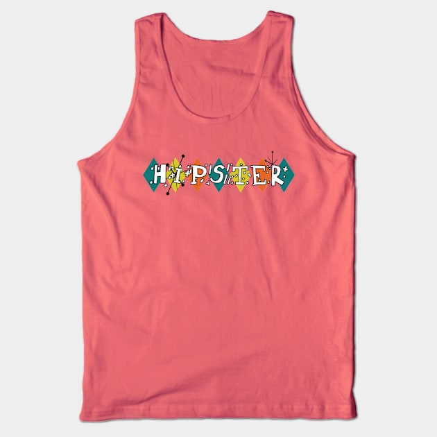 50s Hipster Tank Top by ZeroRetroStyle